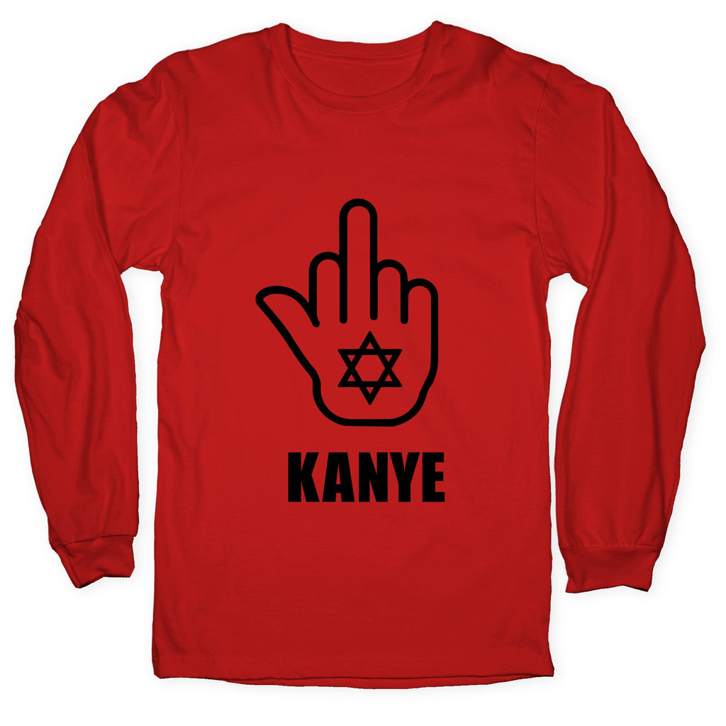 Middle Finger F Kanye Longsleeve Tee