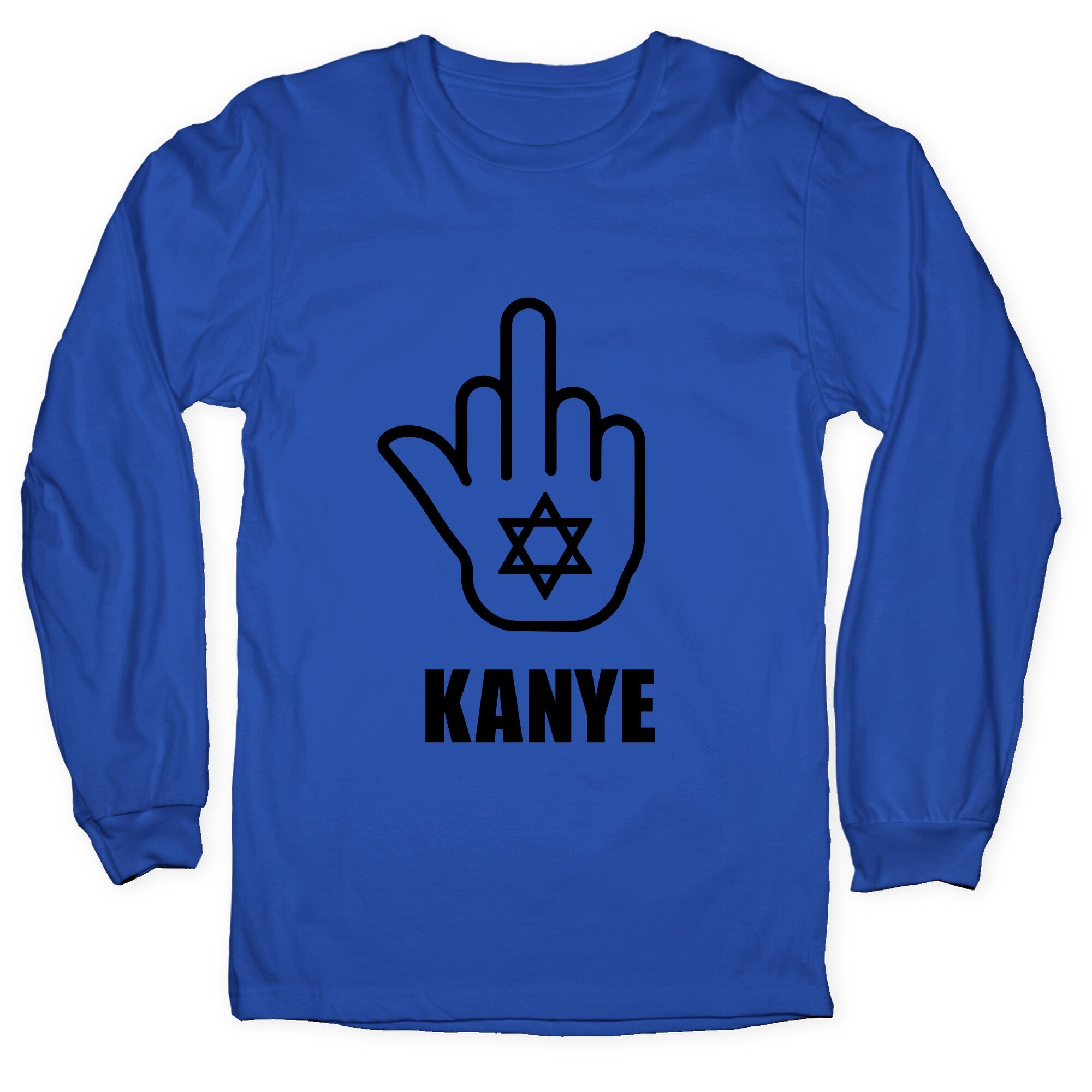 Middle Finger F Kanye Longsleeve Tee