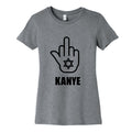 Middle Finger F Kanye Womens Cotton Tee