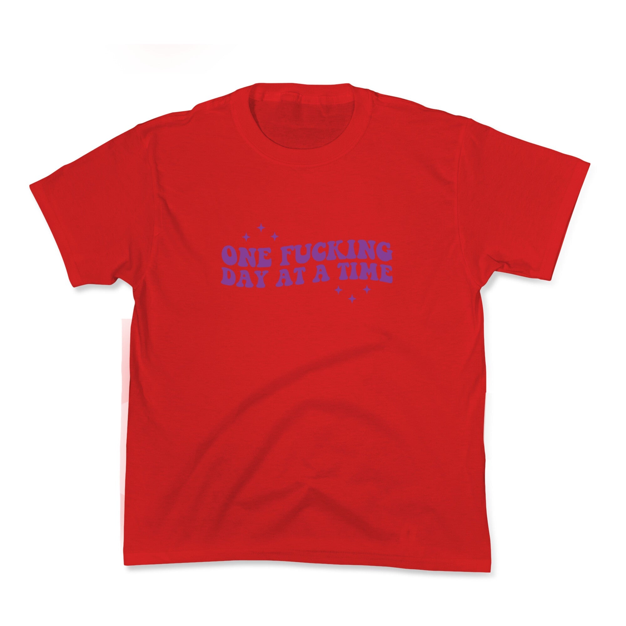 One Fucking Day At A Time Kids Tee