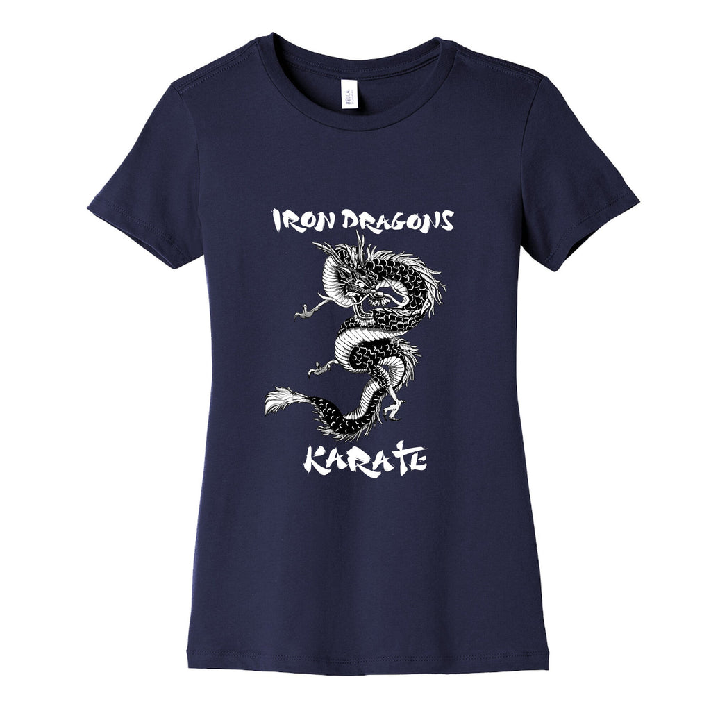 Iron Dragons Karate Womens Cotton Tee