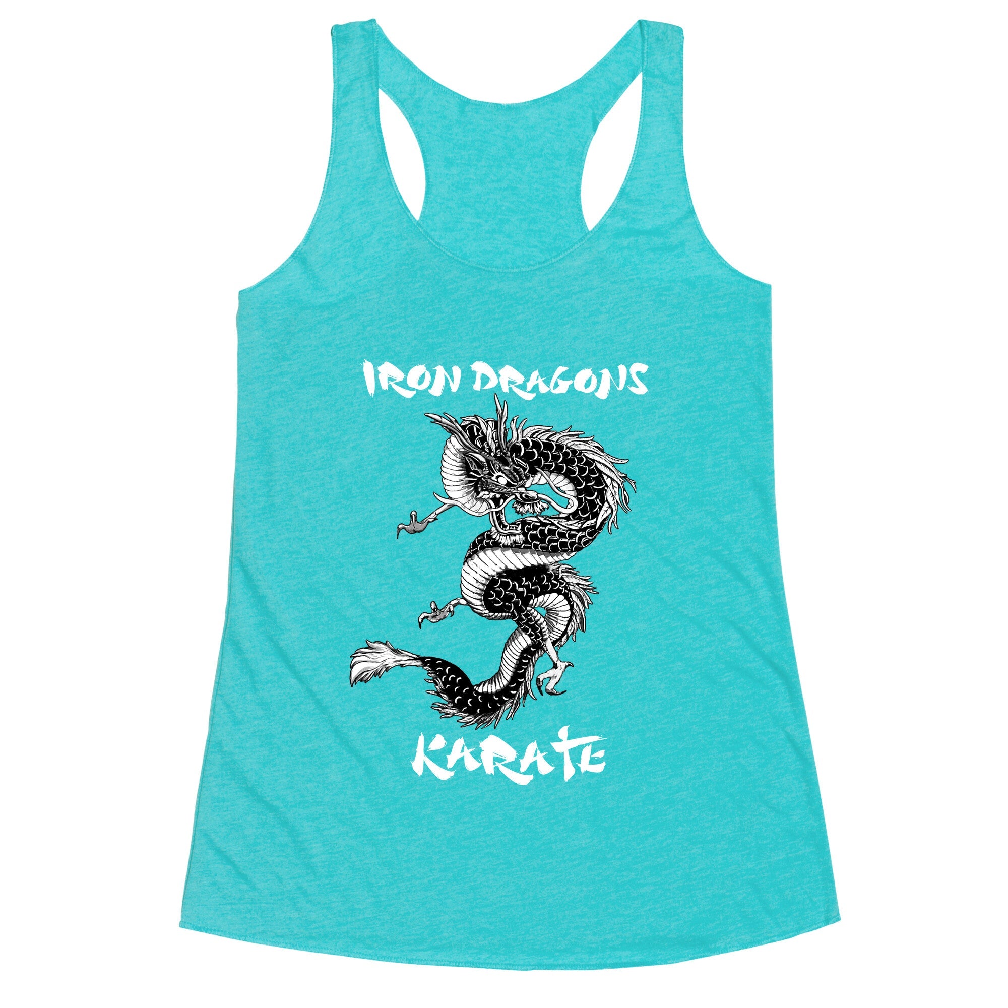 Iron Dragons Karate Racerback Tank