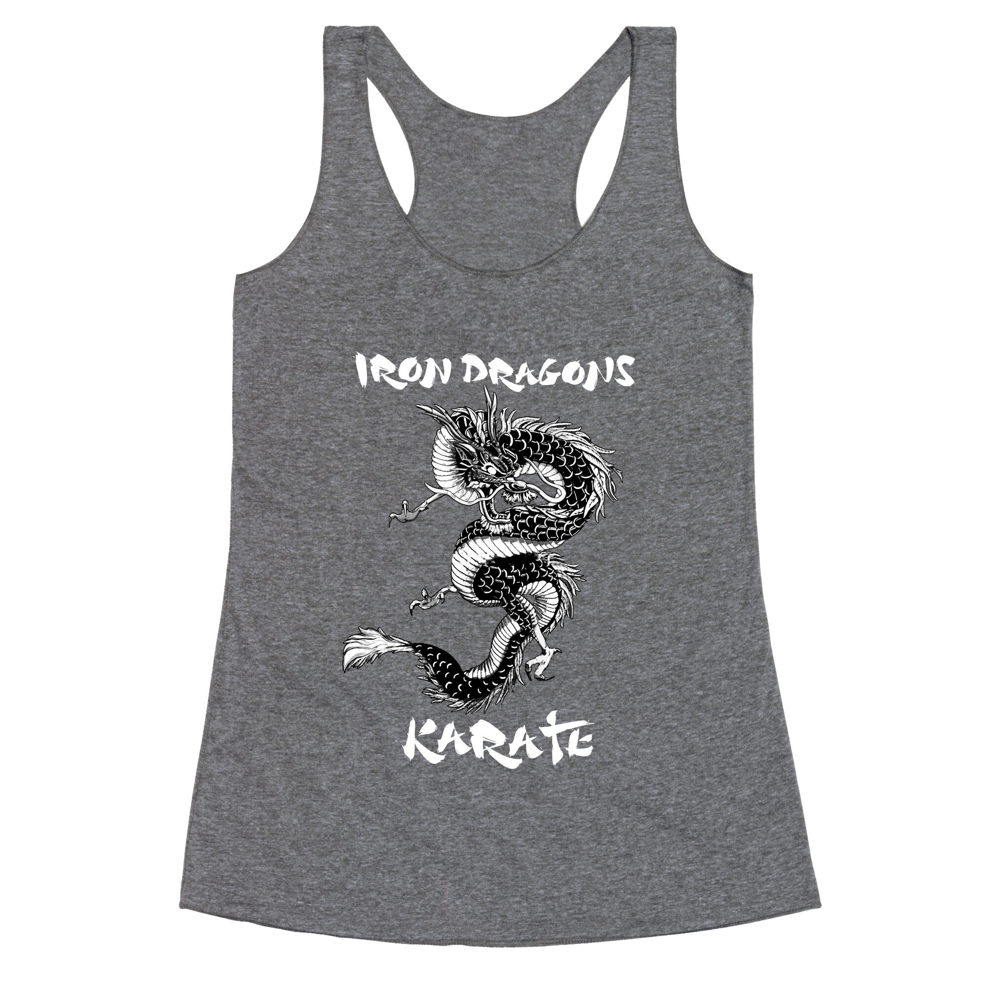 Iron Dragons Karate Racerback Tank