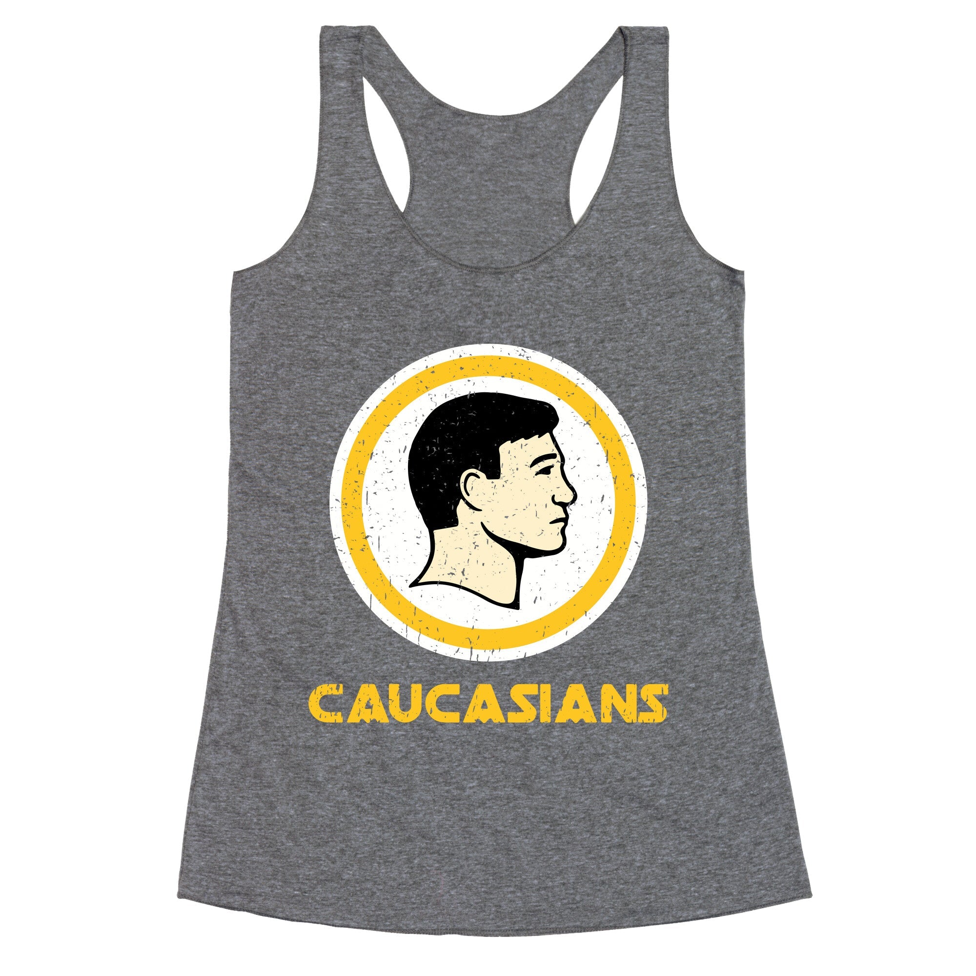 Caucasians Racerback Tank