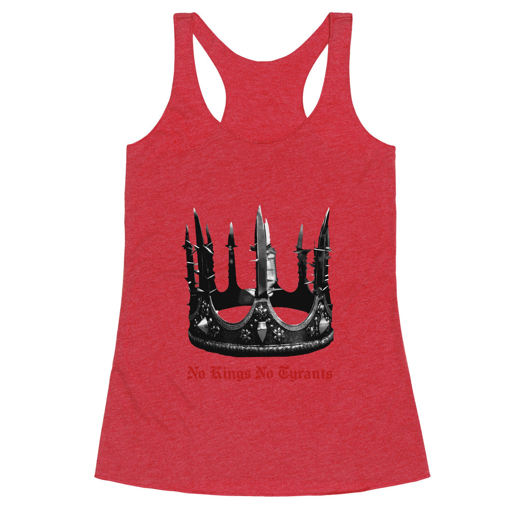 No Kings No Tyrants Crown Racerback Tank