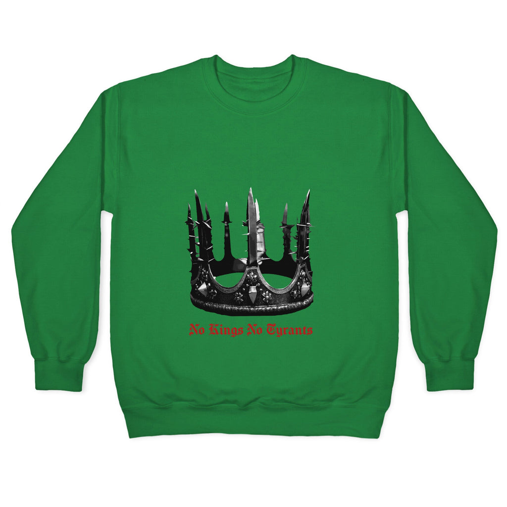 No Kings No Tyrants Crown Crewneck Sweatshirt