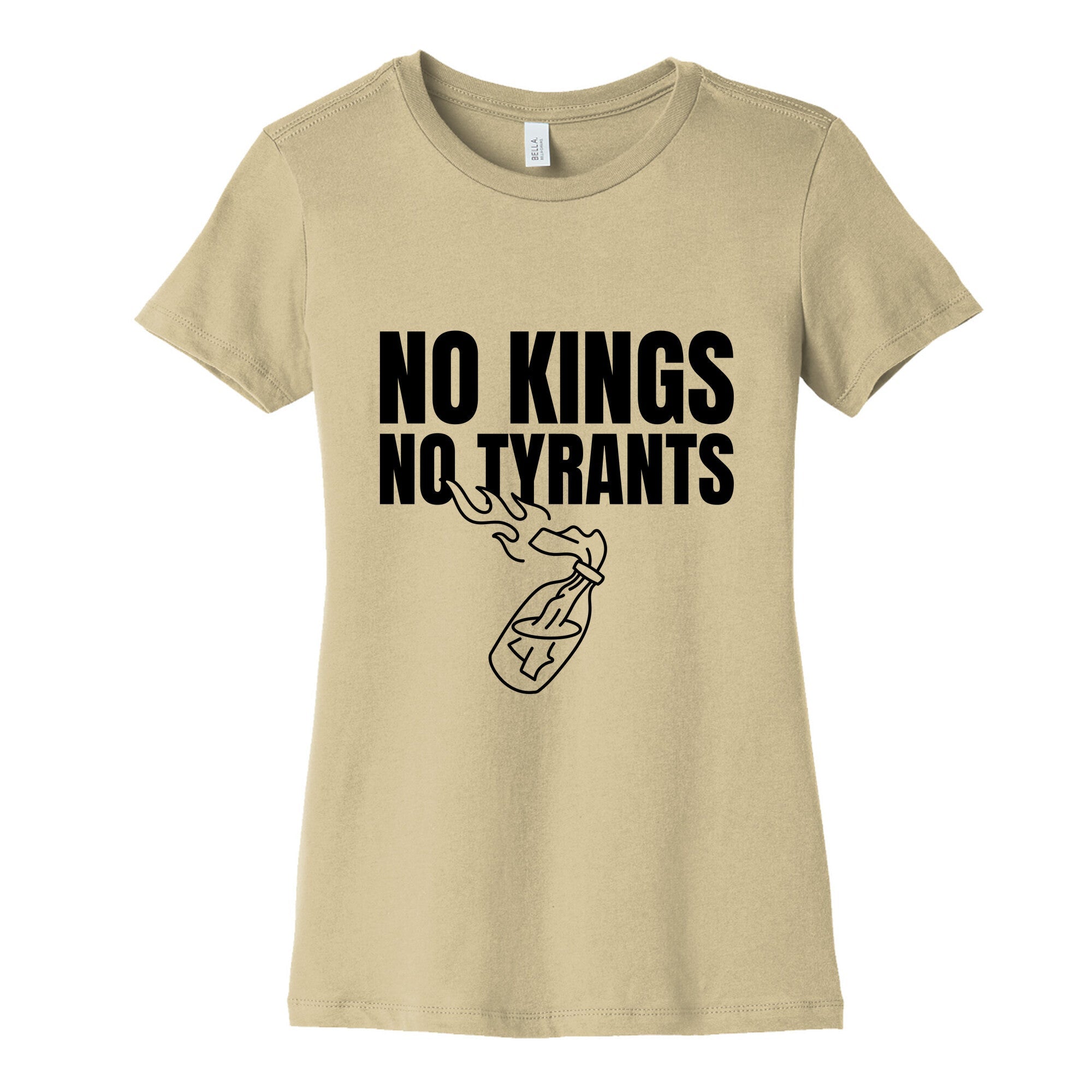 No Kings No Tyrants 2025 Womens Cotton Tee