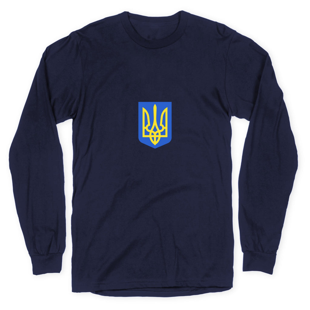 Zelensky Ukraine Trident Longsleeve Tee