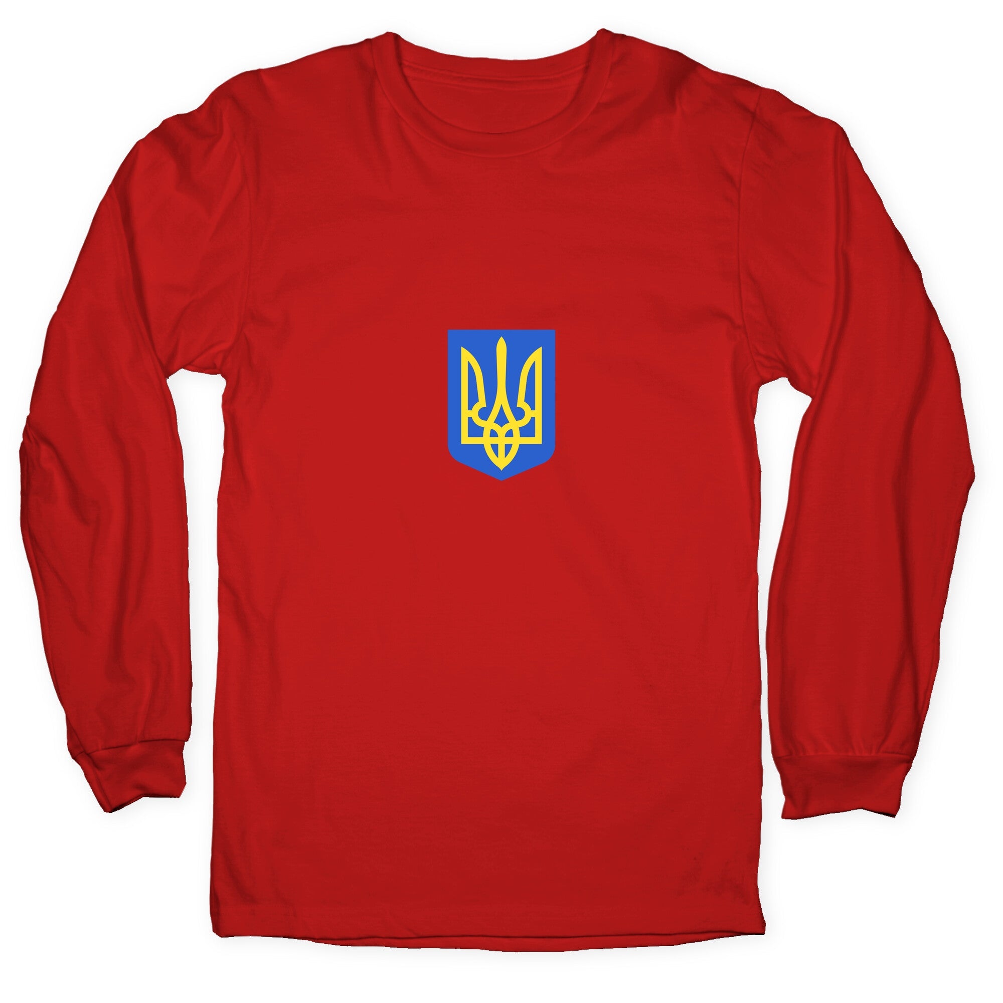 Zelensky Ukraine Trident Longsleeve Tee