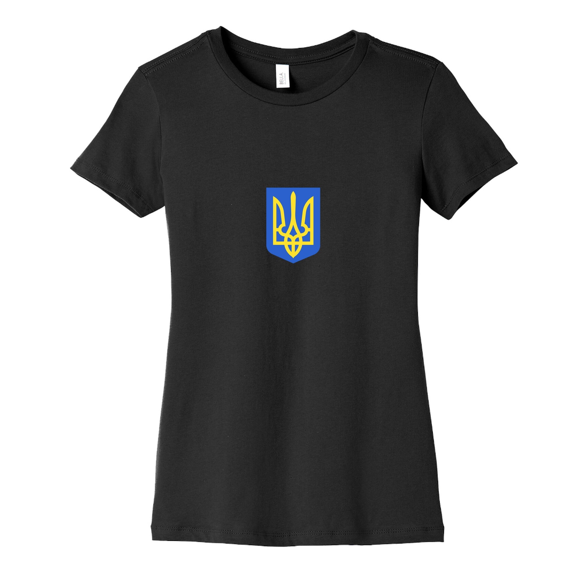Zelensky Ukraine Trident Womens Cotton Tee