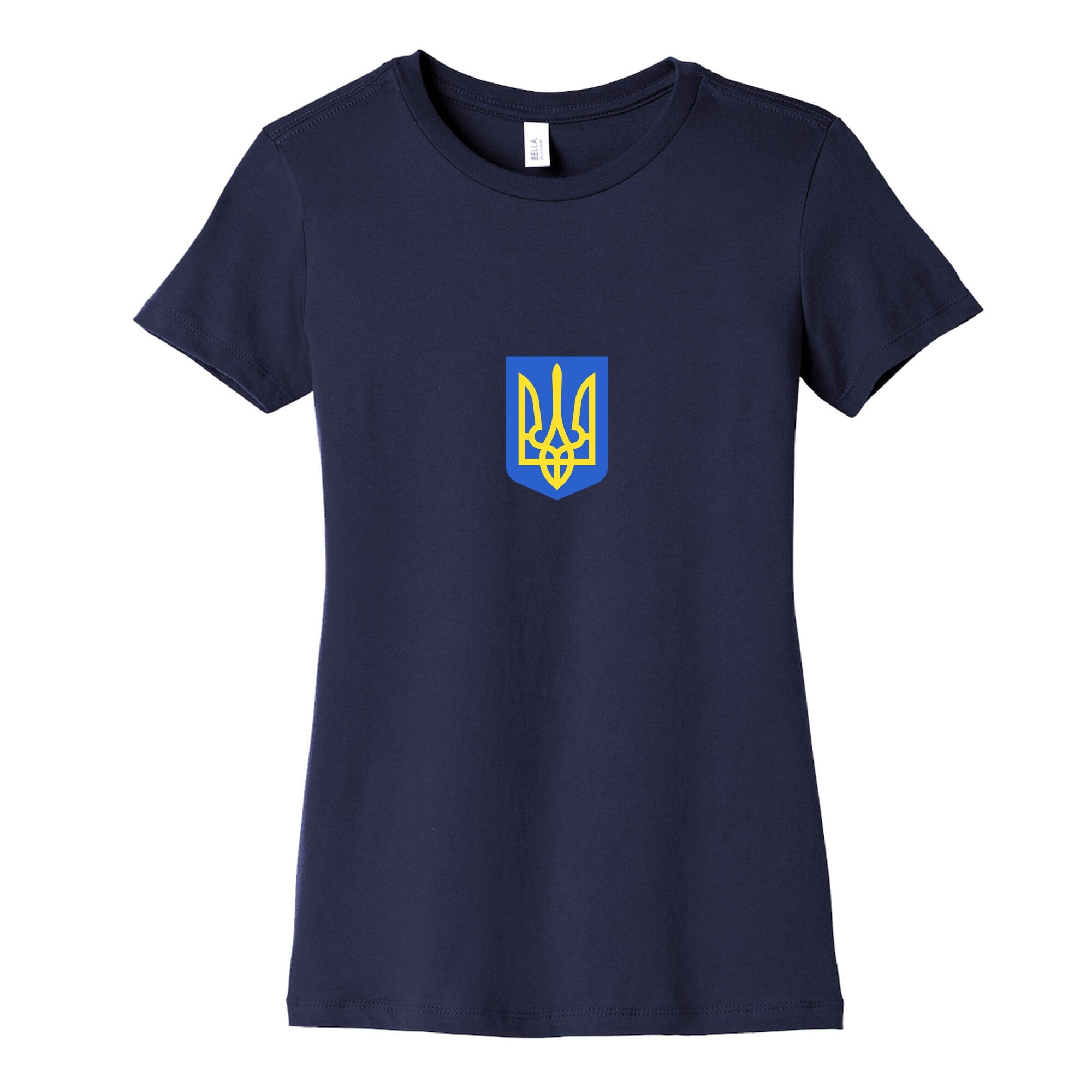 Zelensky Ukraine Trident Womens Cotton Tee