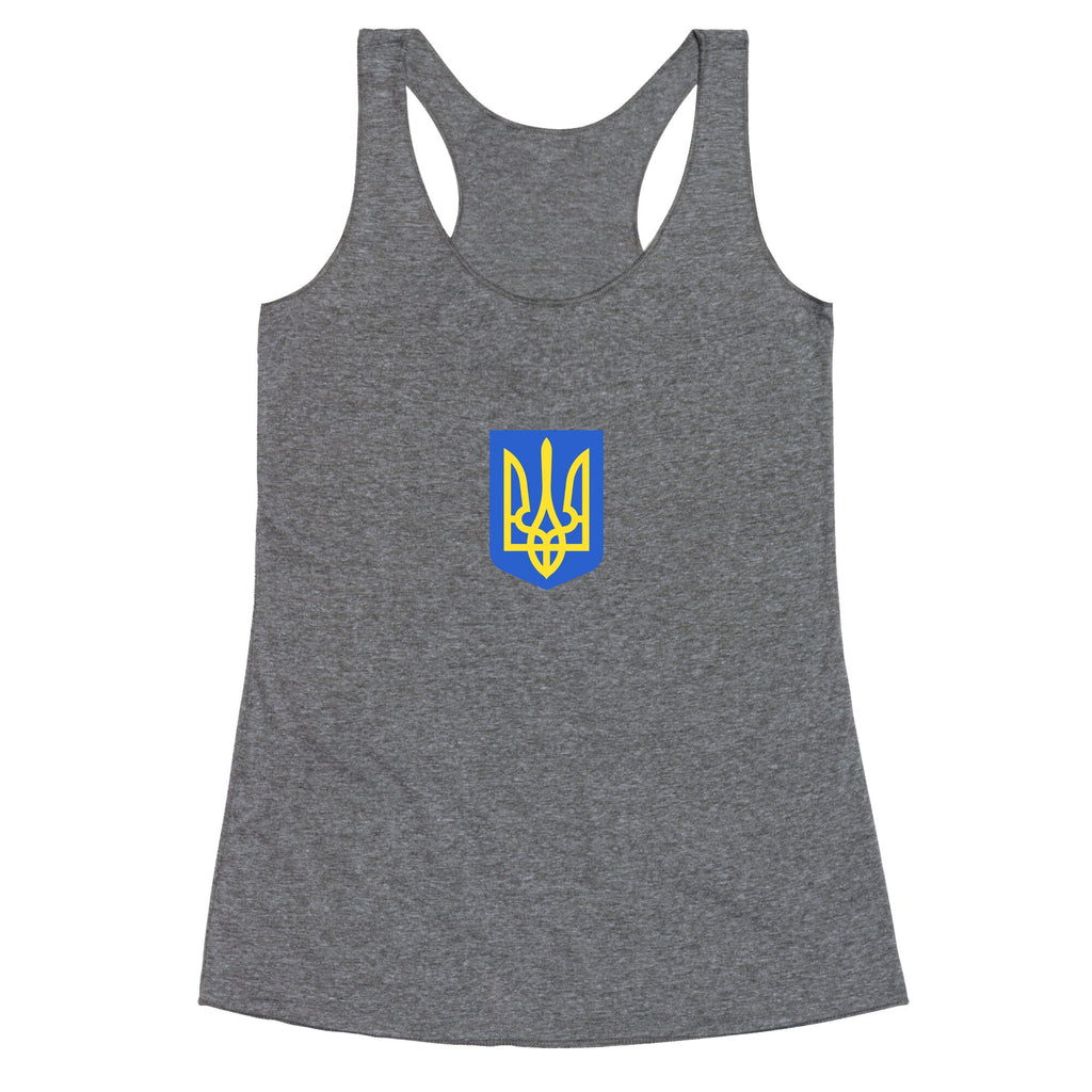 Zelensky Ukraine Trident Racerback Tank