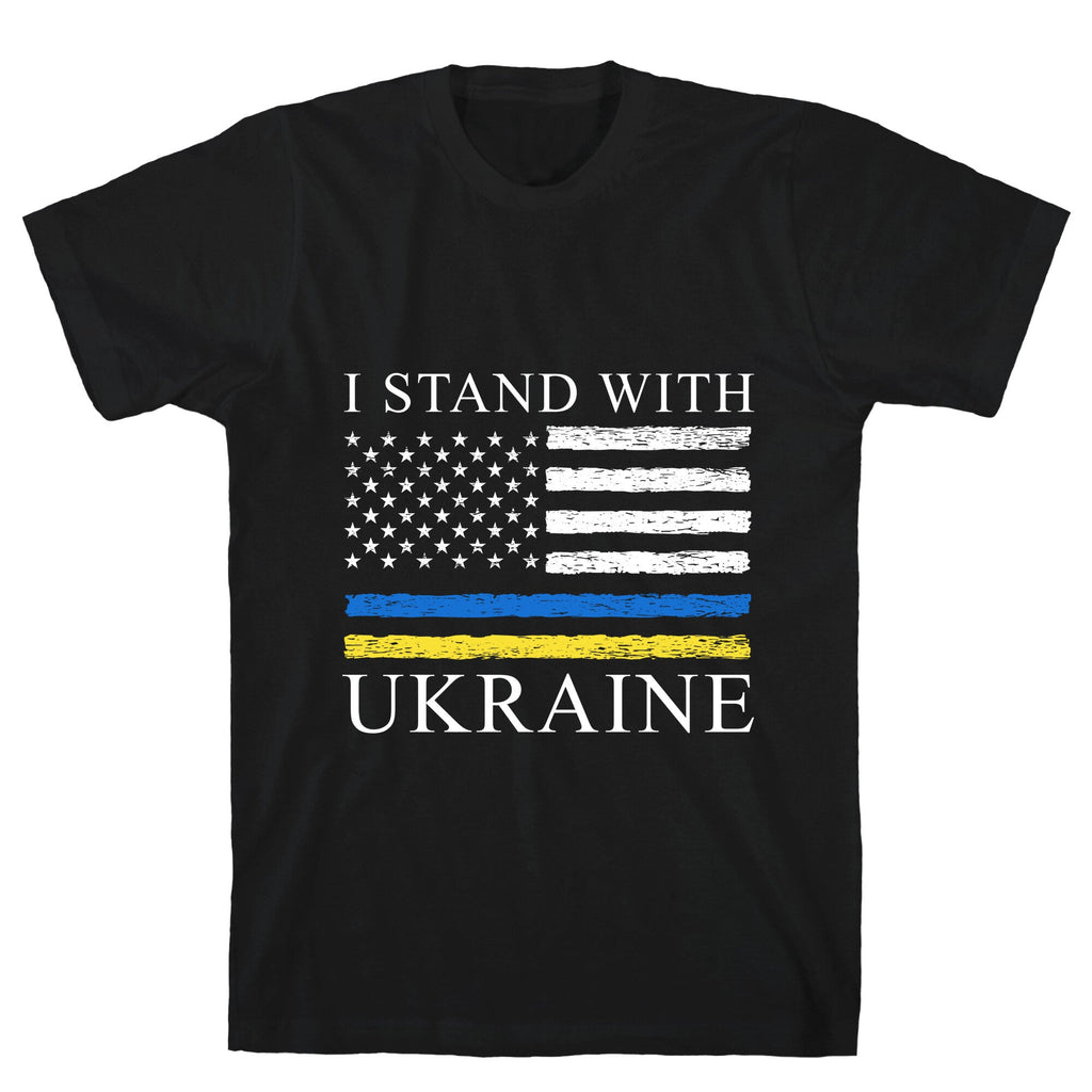 I Stand With Ukraine Flag T-Shirt