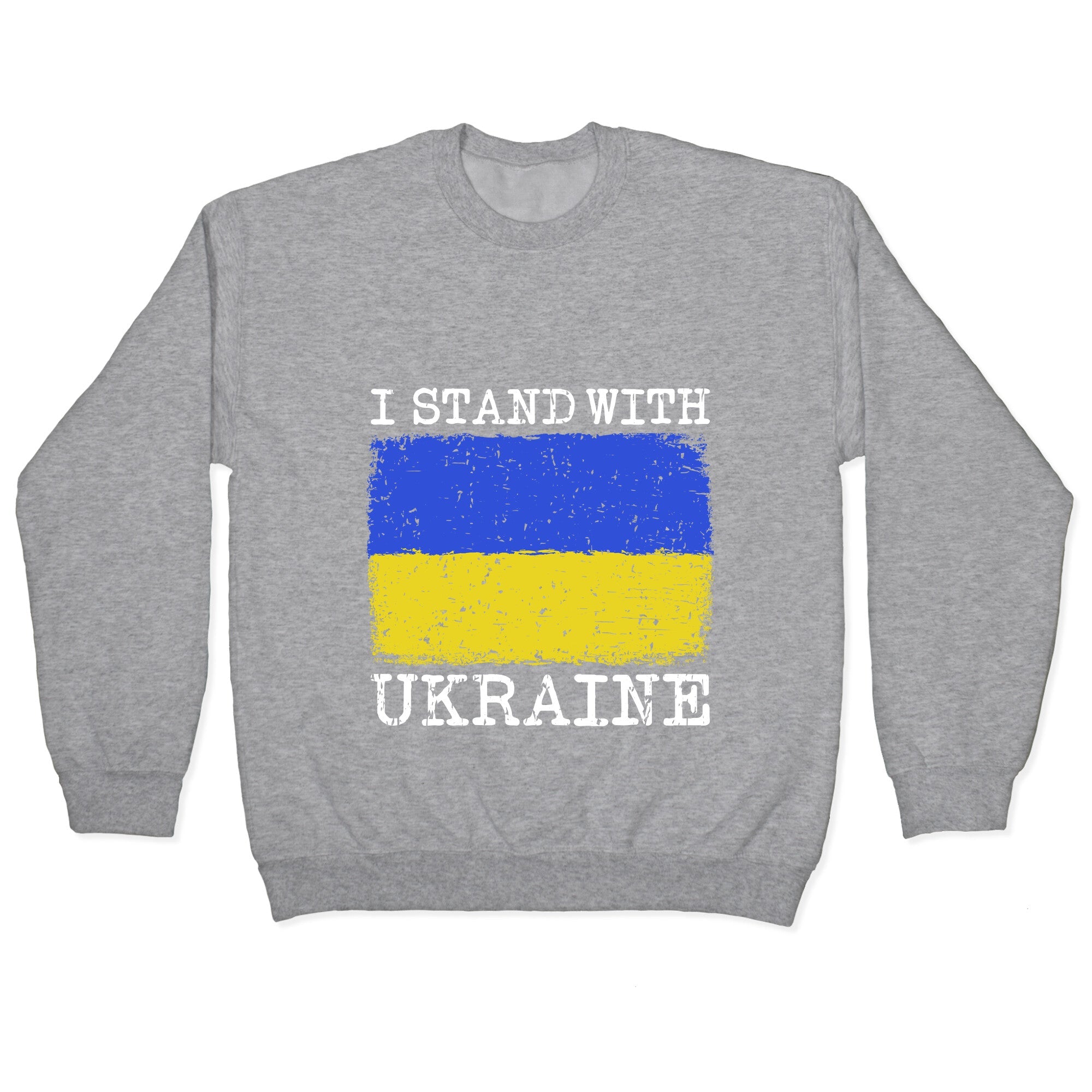 I Stand With Ukraine Crewneck Sweatshirt