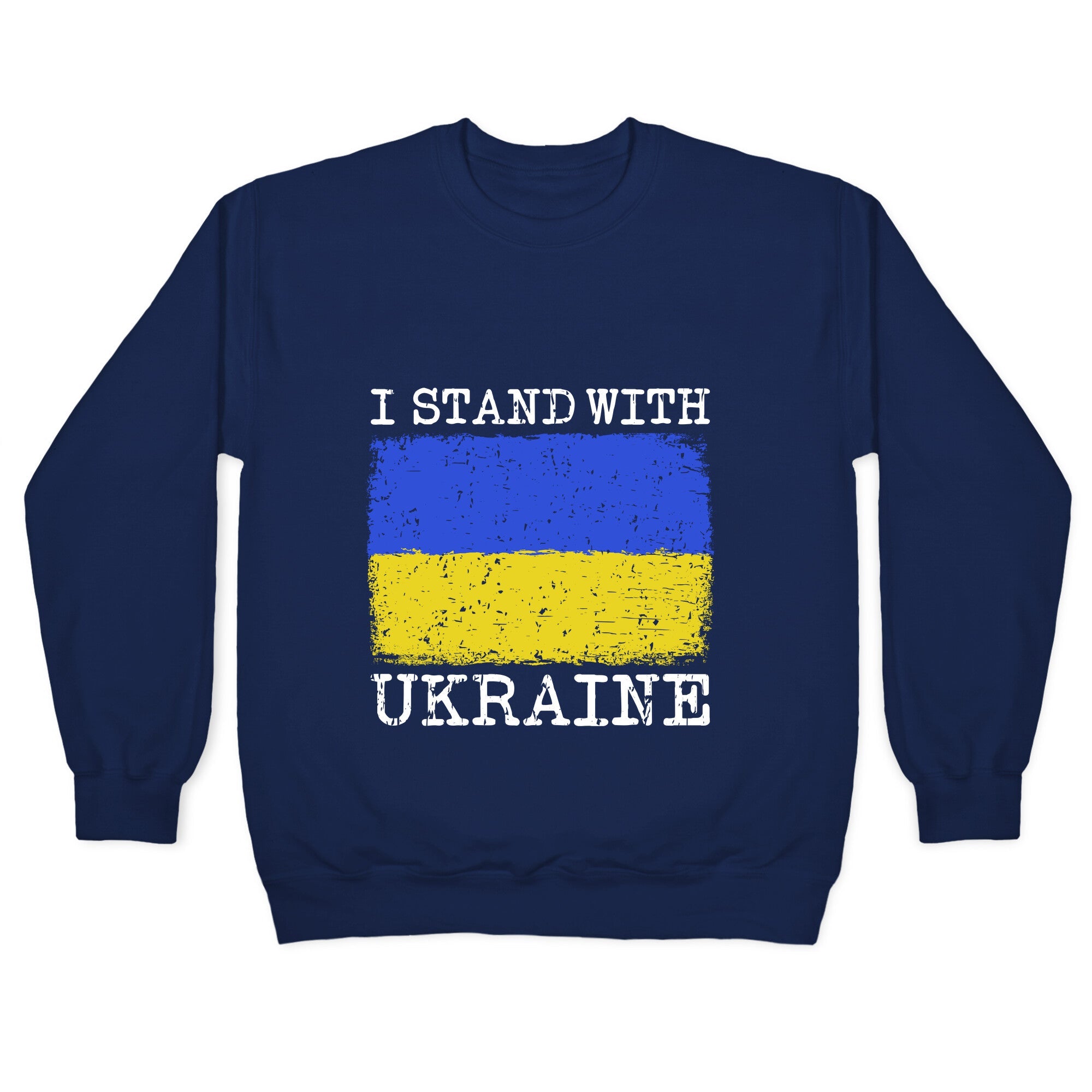 I Stand With Ukraine Crewneck Sweatshirt