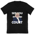 See You In Court Governor Janet Mills V-Neck