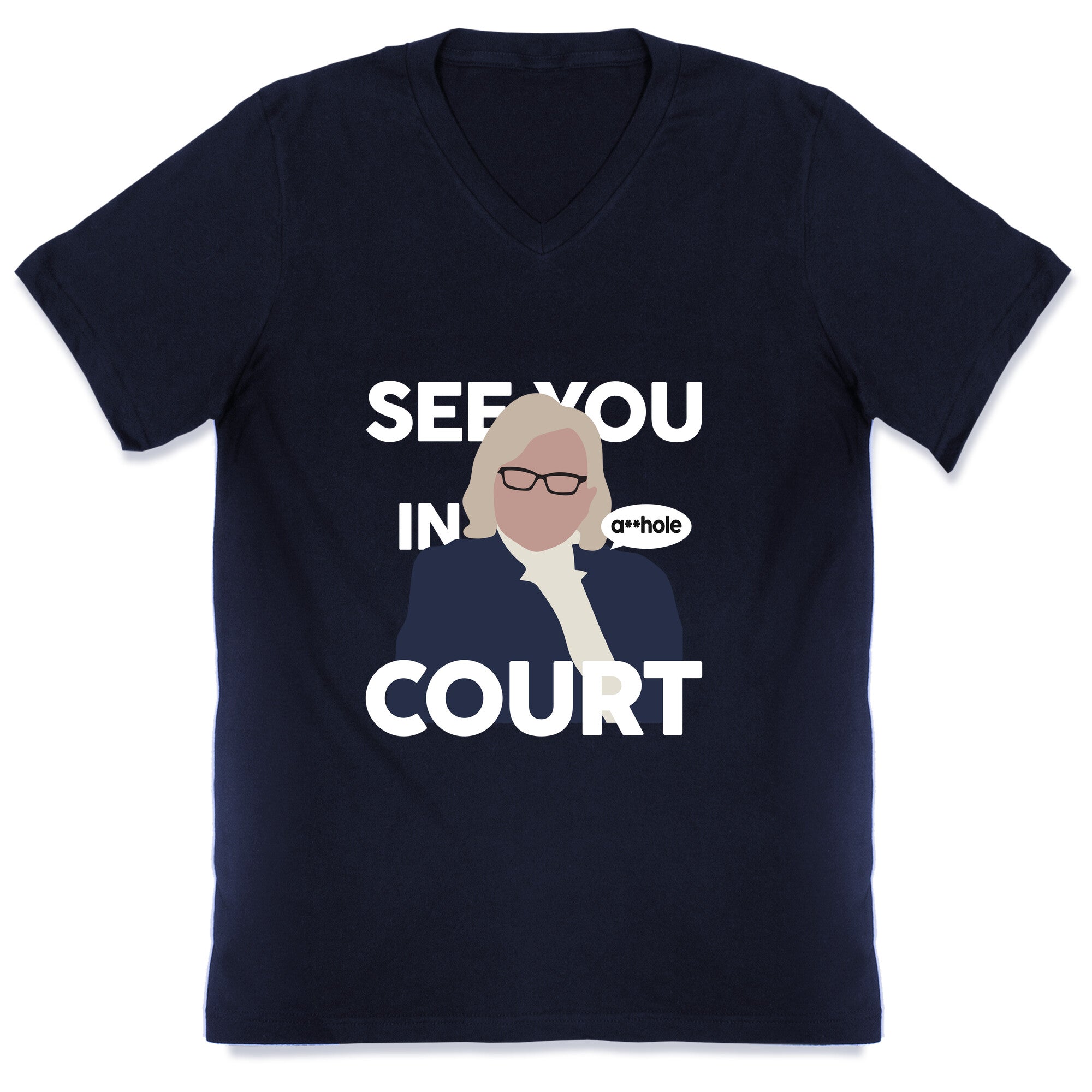 See You In Court Governor Janet Mills V-Neck