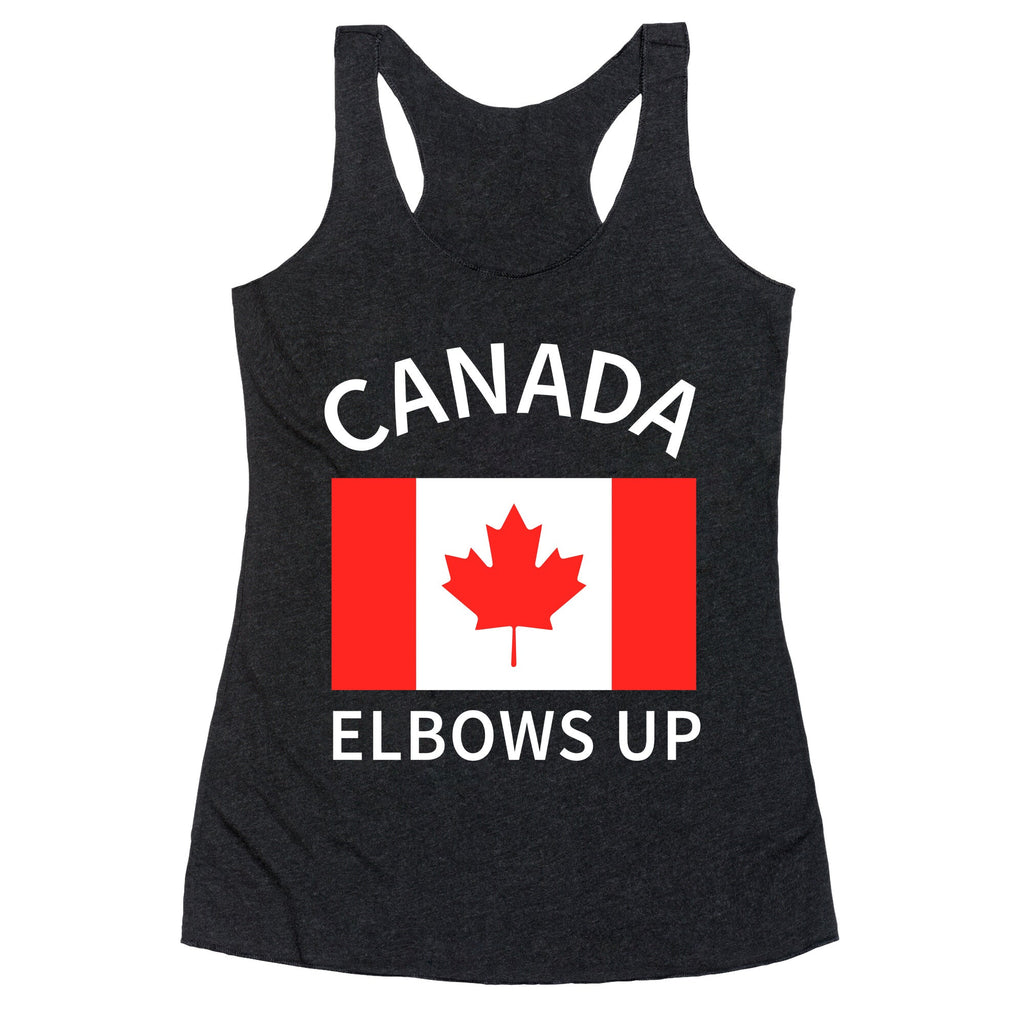 Elbows Up Canada Racerback Tank