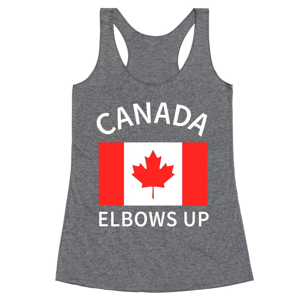Elbows Up Canada Racerback Tank
