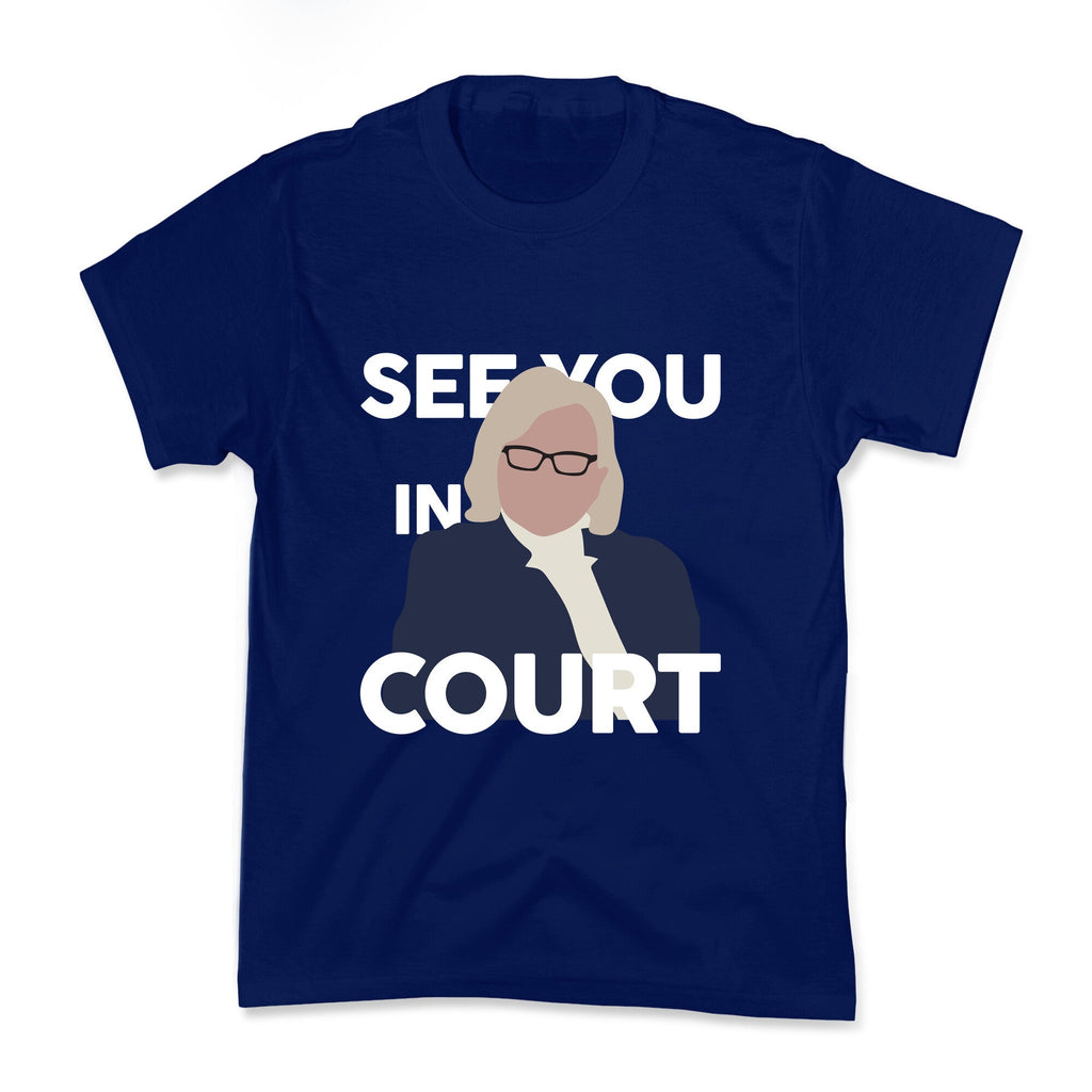 Governor Janet Mills See You In Court  Kids Tee