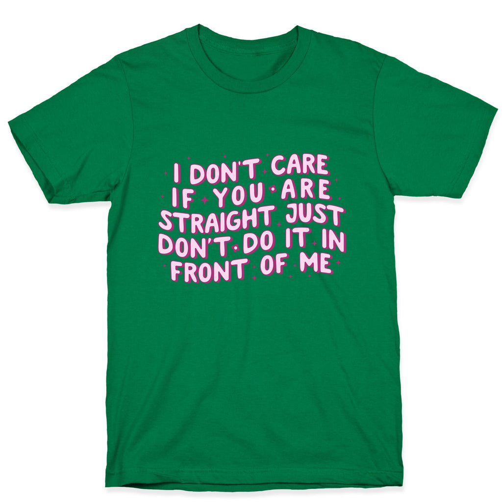 I Dont Care If You Are Straight T-Shirt