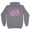 I Dont Care If You Are Straight Hoodie