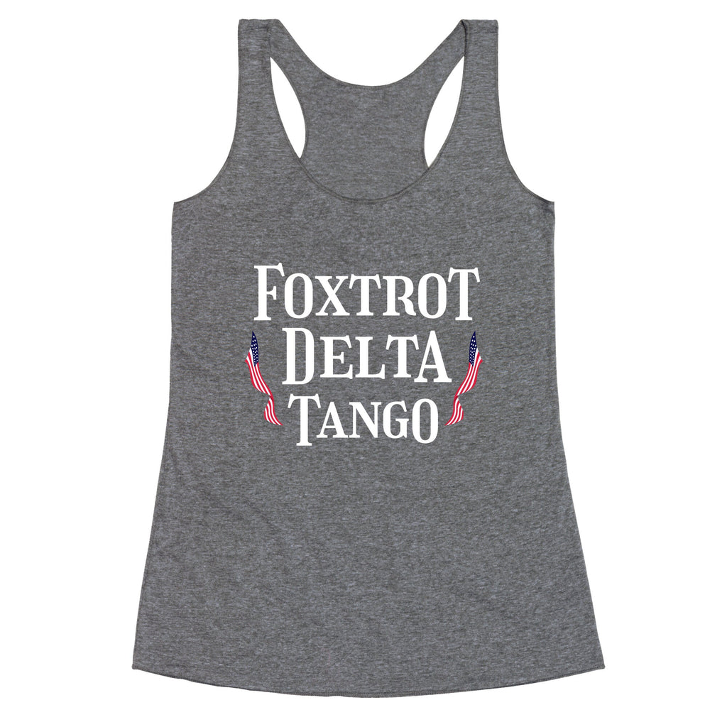 Foxtrot Delta Tango Racerback Tank
