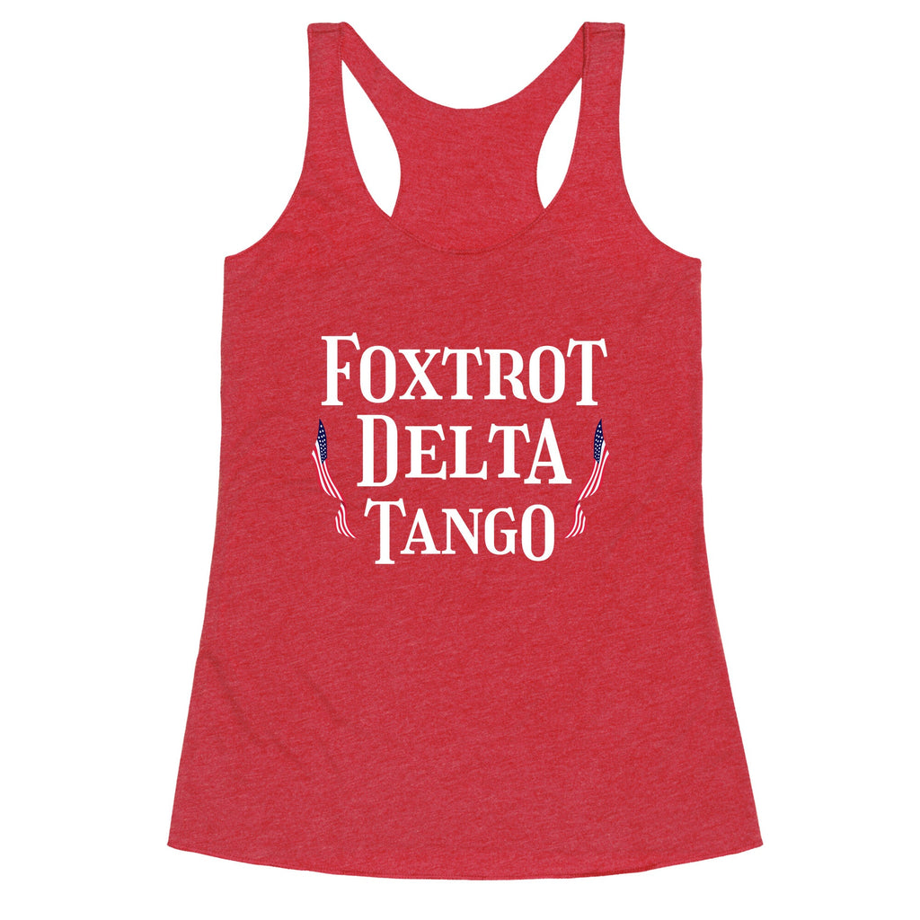 Foxtrot Delta Tango Racerback Tank