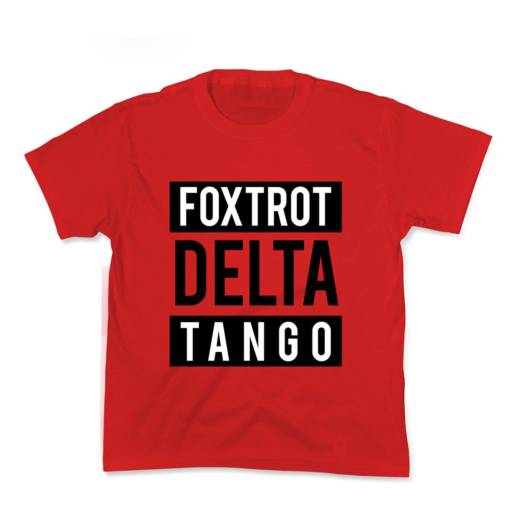 FDT Foxtrot Delta Tango Kids Tee