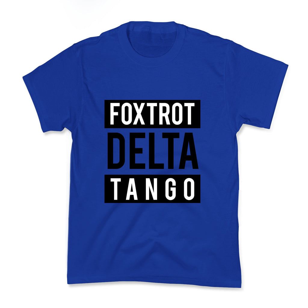 FDT Foxtrot Delta Tango Kids Tee