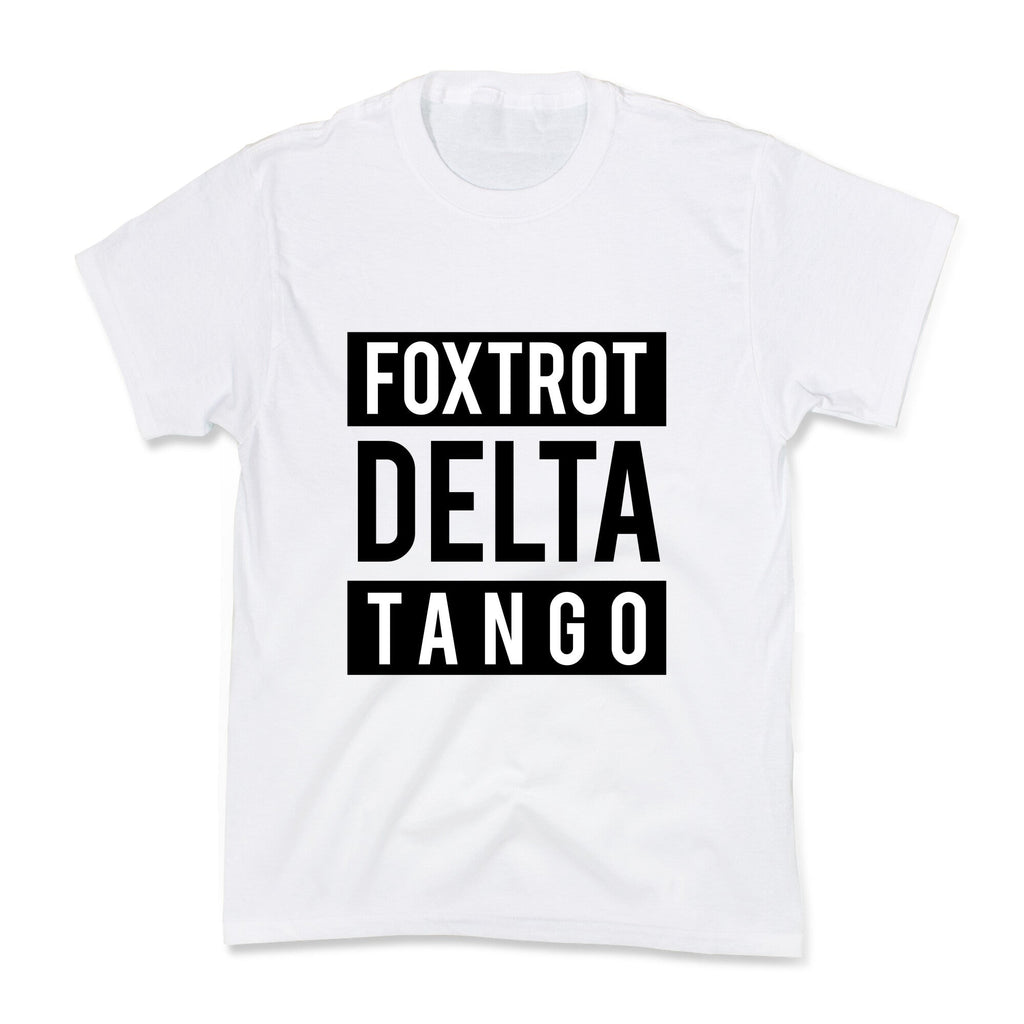 FDT Foxtrot Delta Tango Kids Tee