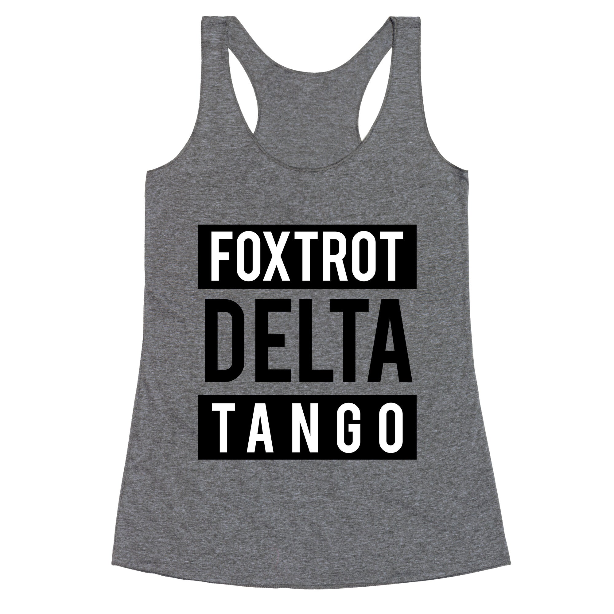 FDT Foxtrot Delta Tango Racerback Tank