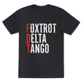 Foxtrot Delta Tango FDT Unisex Triblend Tee