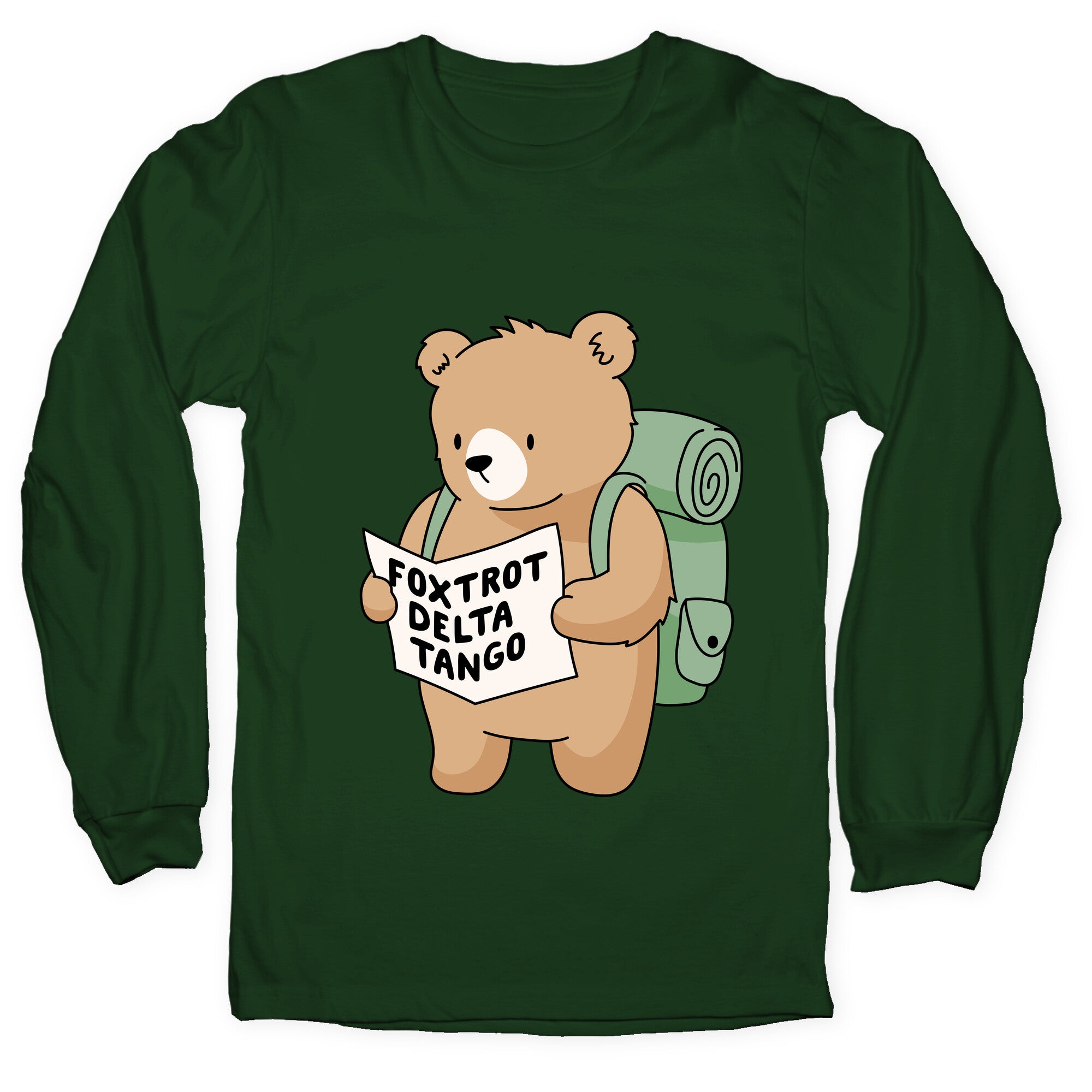 Foxtrot Delta Tango Bear Longsleeve Tee