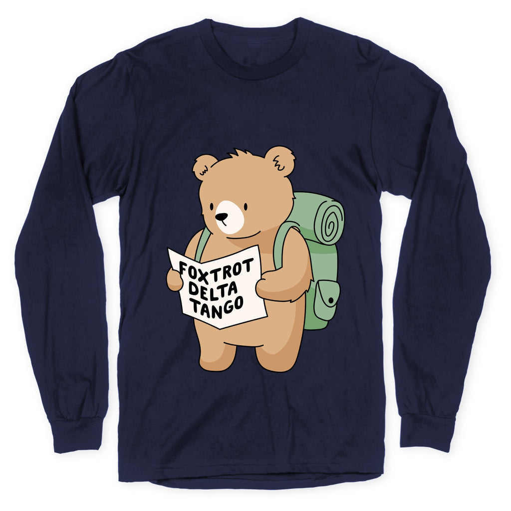 Foxtrot Delta Tango Bear Longsleeve Tee