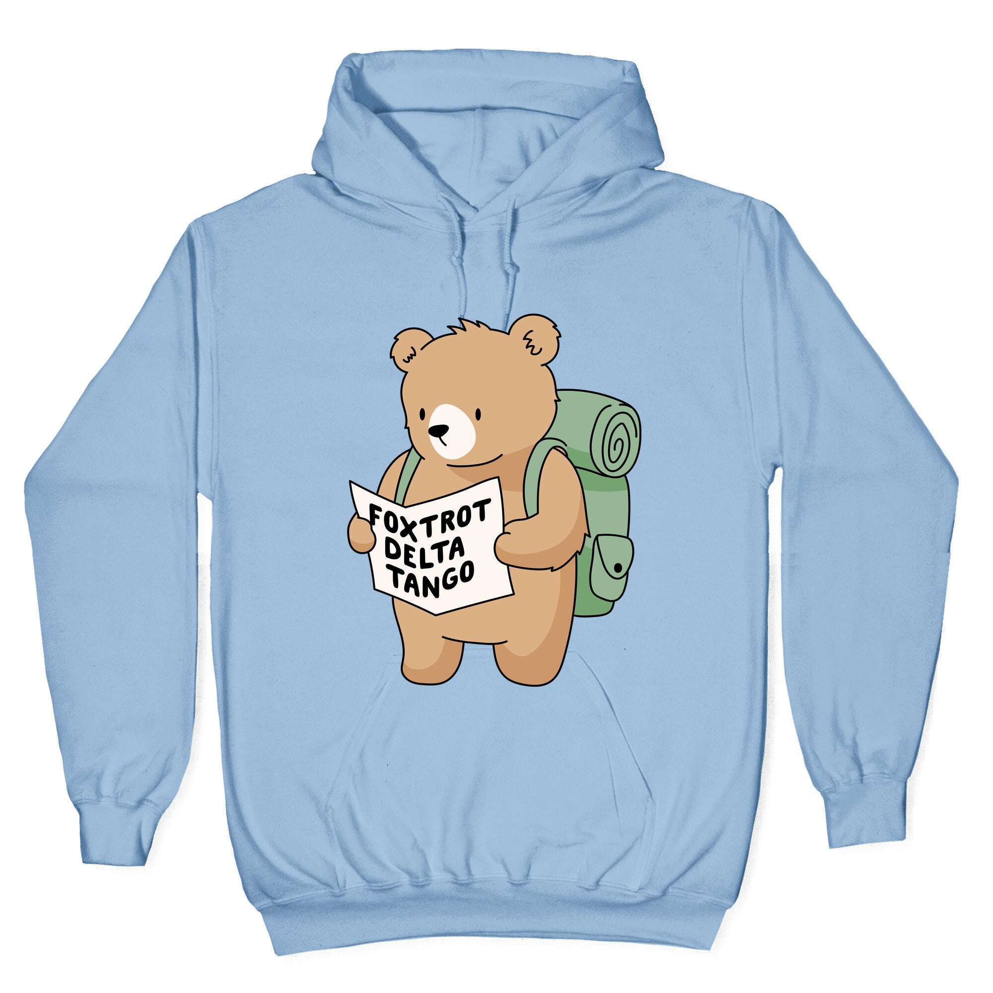 Foxtrot Delta Tango Bear Hoodie