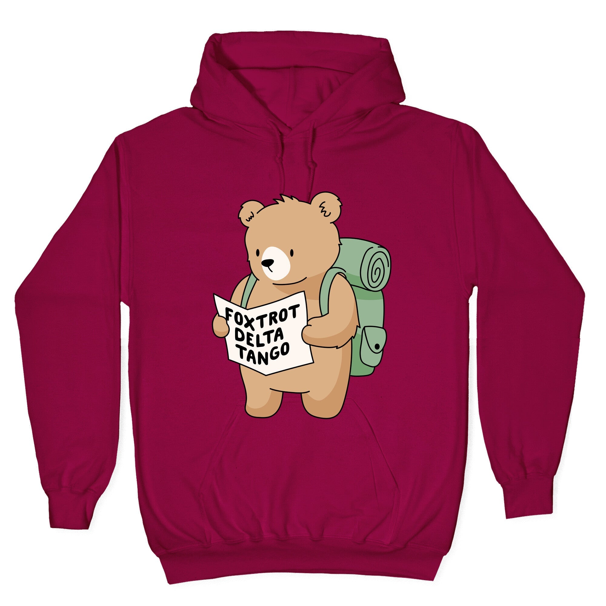 Foxtrot Delta Tango Bear Hoodie