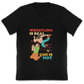 Wrestling Is Real V-Neck
