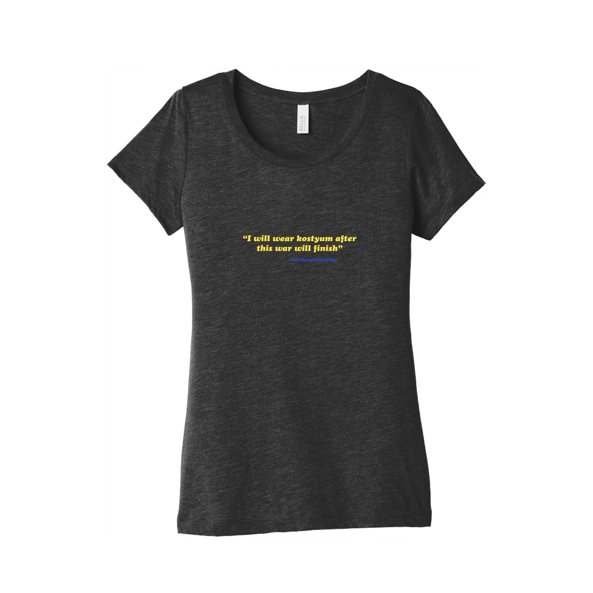 Zelensky Costume Quote Womens Triblend Tee