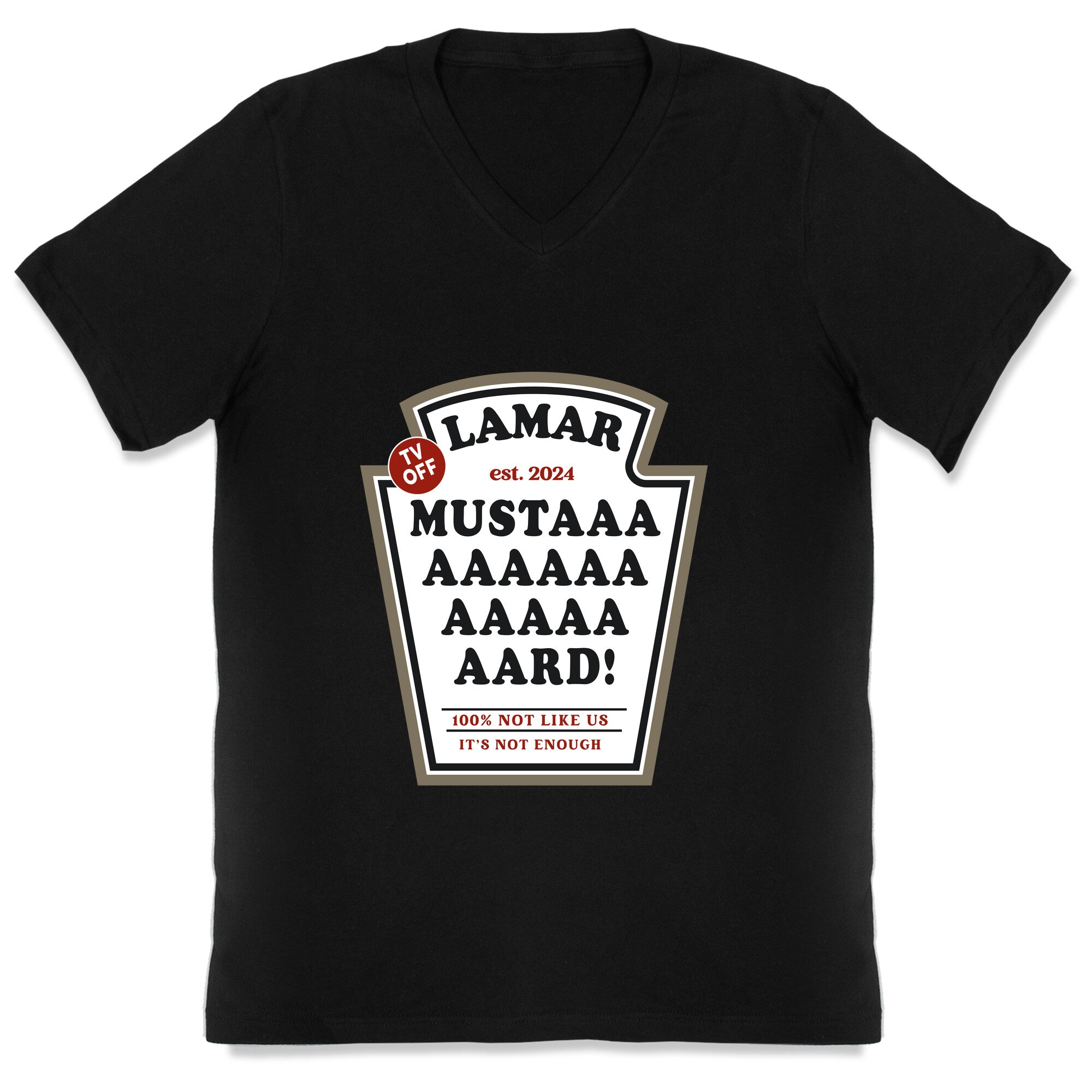 Kendrick Mustard TV Off V-Neck