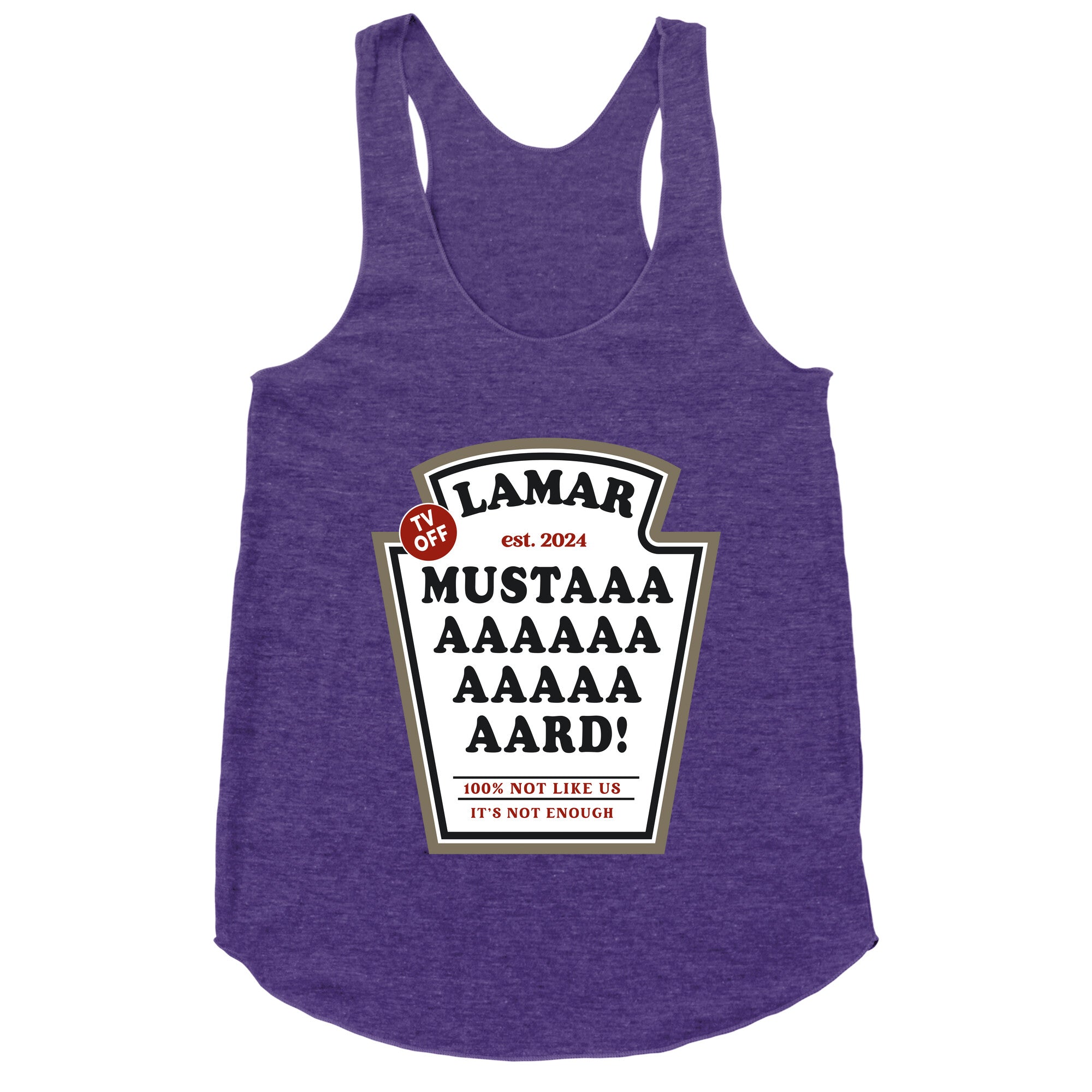 Kendrick Mustard TV Off Racerback Tank
