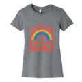 Everyone Is Welcome Here Rainbow Womens Cotton Tee