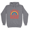 Everyone Is Welcome Here Rainbow Hoodie