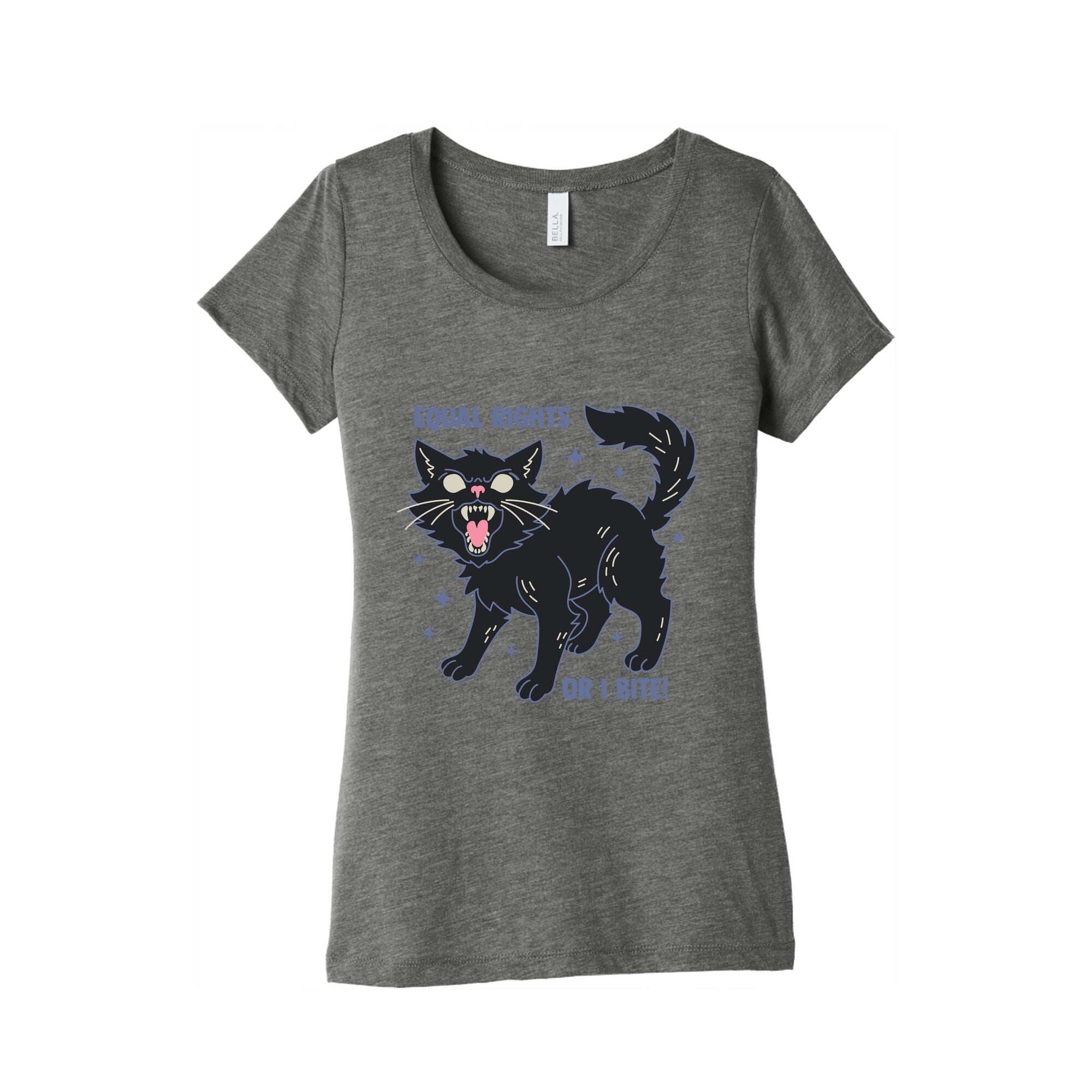 Equal Rights or I Bite Womens Triblend Tee