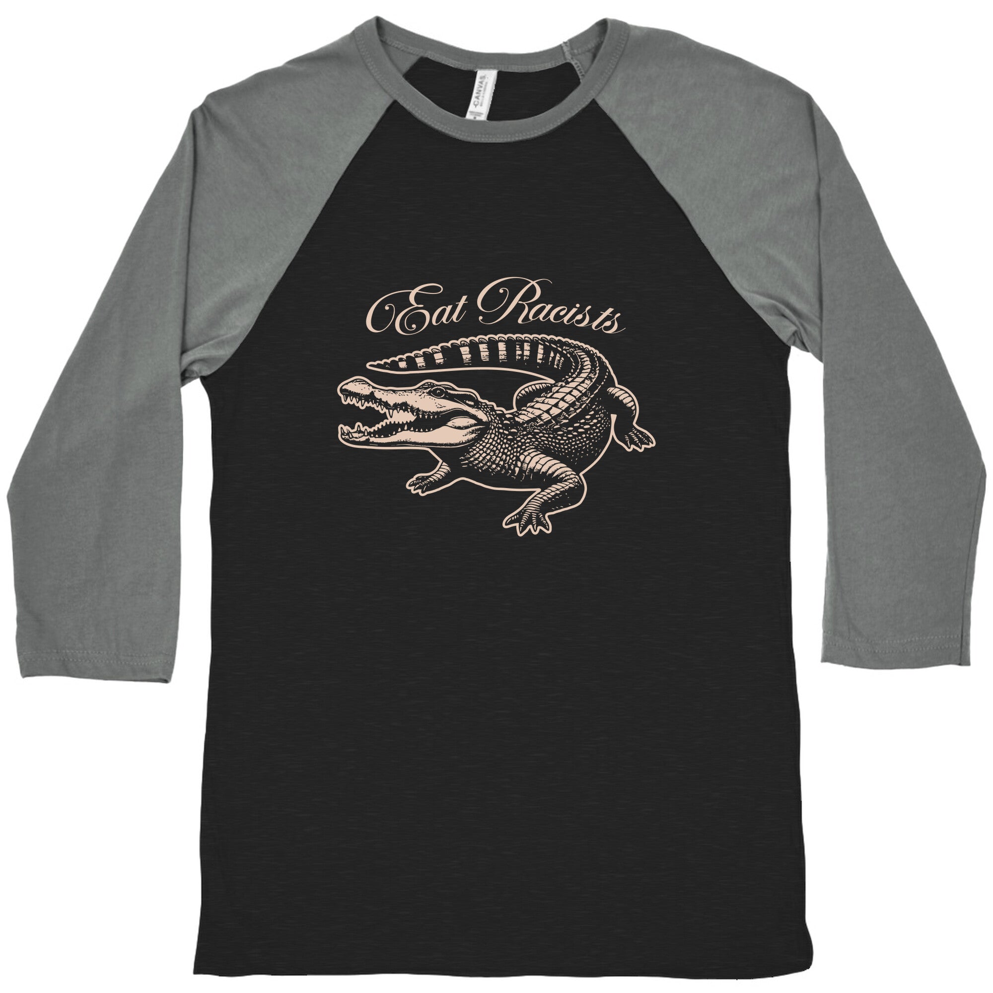 Eat Racists Baseball Tee