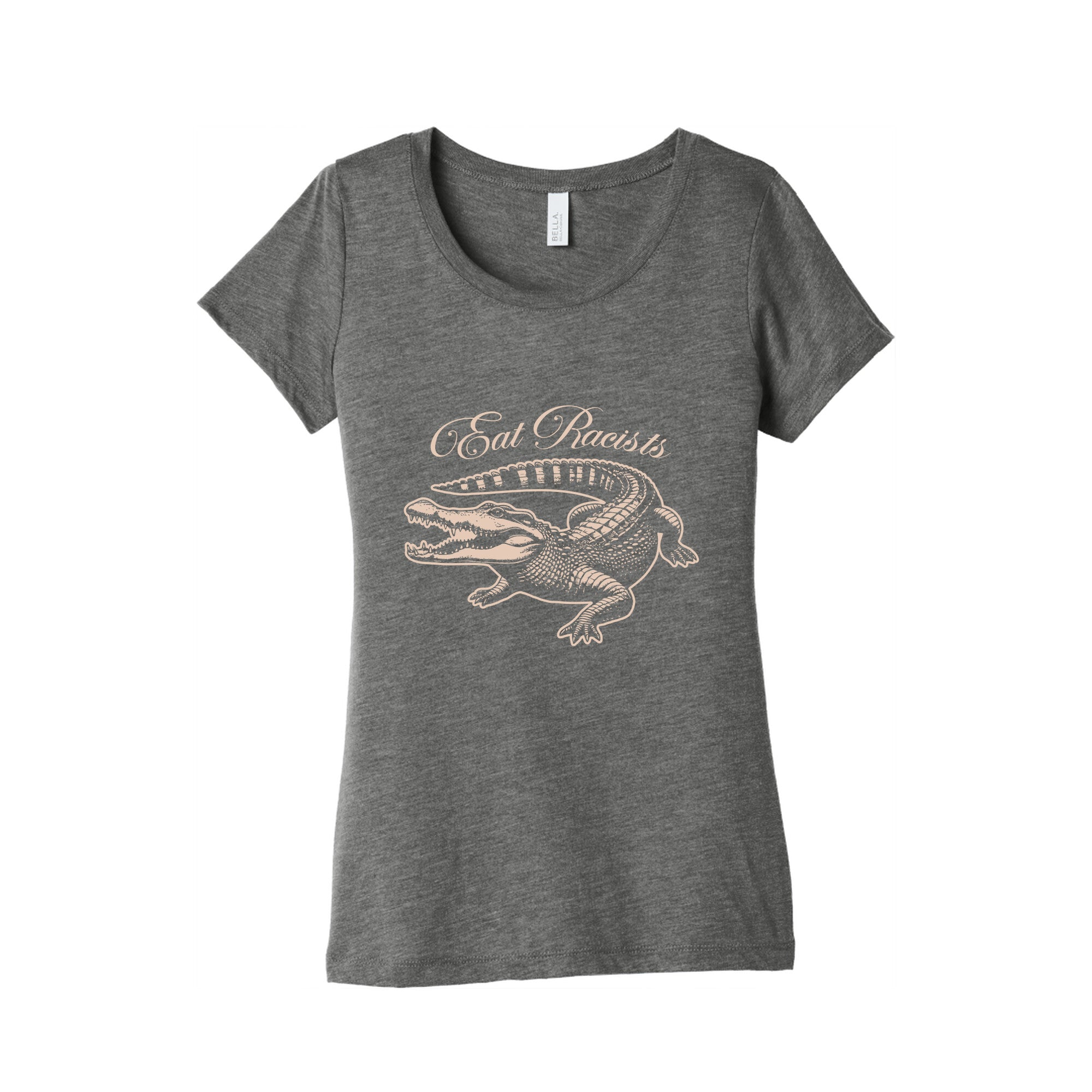 Eat Racists Womens Triblend Tee