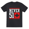 Never 51 Elbows Up Unisex Triblend Tee