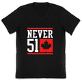 Never 51 Elbows Up V-Neck