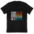 Hands Off Trump Protest V-Neck