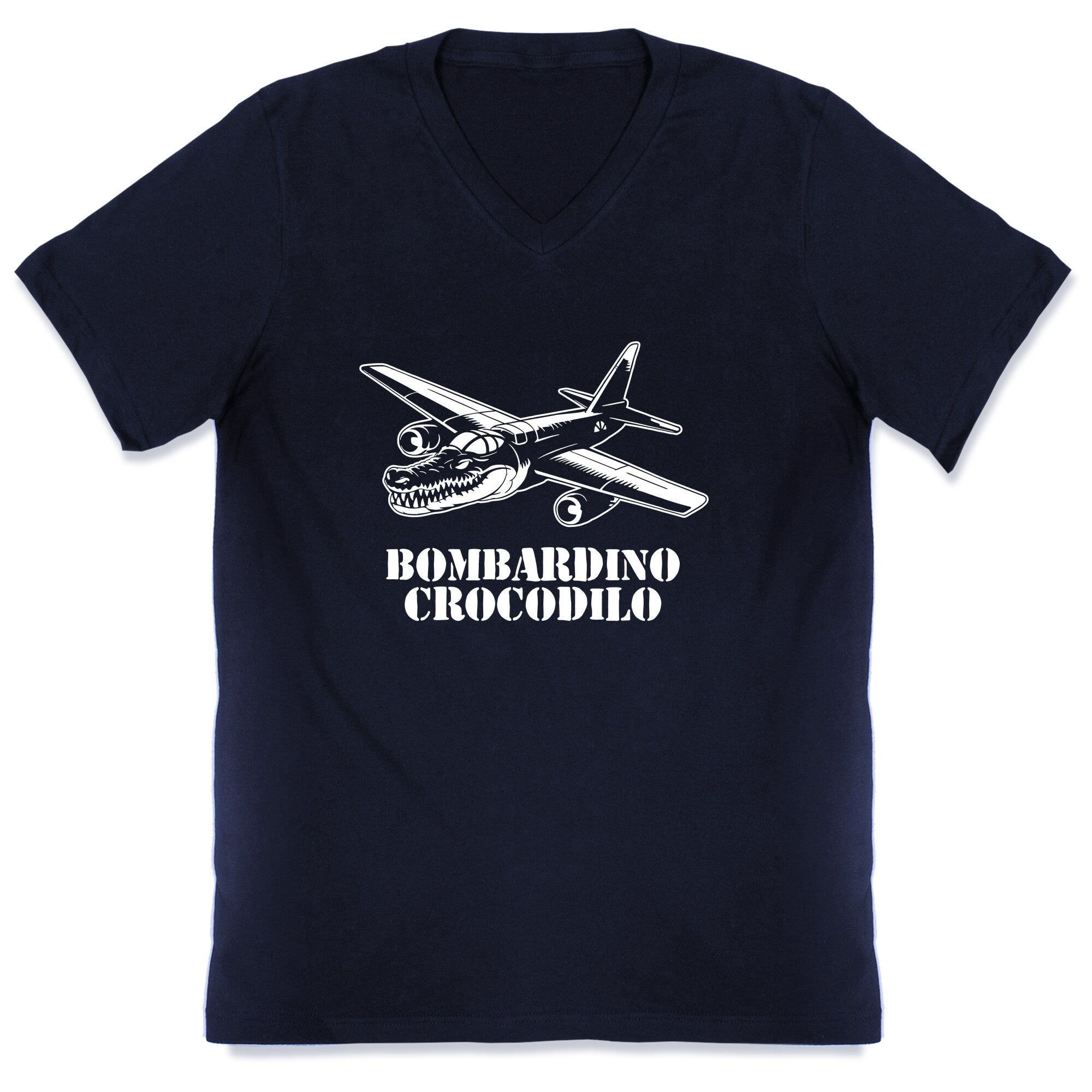 Bombardino Crocodilo V-Neck